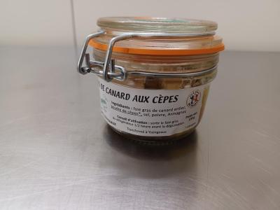 Vente  Foie gras de canard entier aux Cèpes 